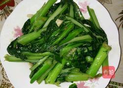 蒜香菜心的做法图解5