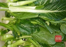 蒜香菜心的做法图解2