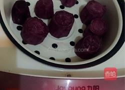 高汤紫薯泥的做法图解2