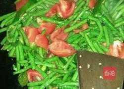 番茄炒豇豆的做法图解4