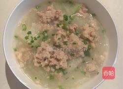 丸子冬瓜汤的做法图解6