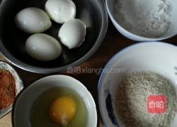 面包糠炸鸡蛋的做法图解1
