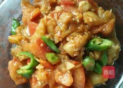 茄子炒西红柿的做法图解6
