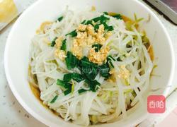 蒜香绿豆芽拌面的做法图解7