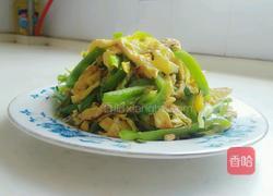 青椒炒鸡蛋干的做法图解16