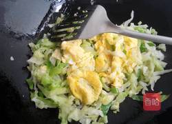 鸡蛋卷心菜炒面条的做法图解11