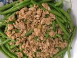 豆角肉末