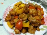 彩椒咕噜肉