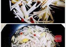 萝卜丝鲜虾鸡蛋面的做法图解3