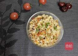 彩椒咸肉香菇炒饭的做法图解7