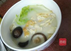 蛋皮香菇白菜清汤的做法图解10