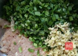 鸡脯肉水饺的做法图解3