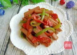 彩椒炒午餐肉的做法图解8