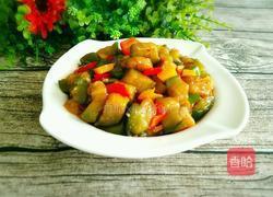 彩椒炒茄子的做法图解9