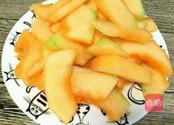 脆炒哈密瓜的做法图解7