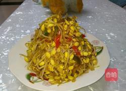 豆芽炒辣椒的做法图解9
