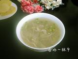 绿豆芽肉丝汤