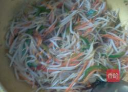 绿豆芽鸡蛋炒焖面的做法图解6