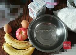 水果牛奶煎饼的做法图解1