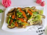 香菇炒油菜