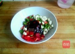 彩椒耗油花生米的做法图解4