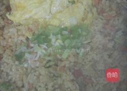 五彩炒饭的做法图解4