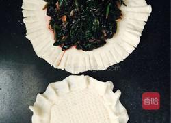 红笕虾米菜盒子的做法图解5