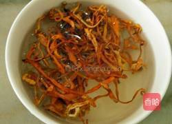 虫草花蒸太阳鱼的做法图解1