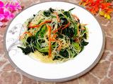菠菜拌粉丝