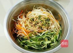 芝香绿豆芽拌面的做法图解8