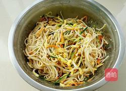 芝香绿豆芽拌面的做法图解9