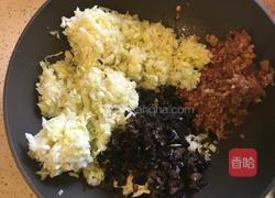 卷心菜油梭子馅包子的做法图解8