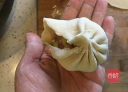 卷心菜油梭子馅包子的做法图解13