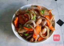 洋葱炒肉的做法图解3