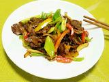 彩椒炒牛肉
