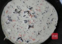 胡萝卜木耳鸡蛋饼的做法图解7