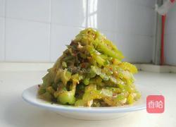 凉拌苦瓜的做法图解7
