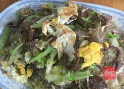 牛肉鸡蛋炒地瓜粉丝的做法图解6