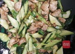 黄瓜炒肉的做法图解7