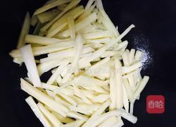 水芹菜炒莲菜的做法图解4