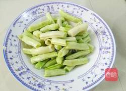 彩椒肉末炒米豆的做法图解2