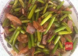 蒜薹炒肉的做法图解8