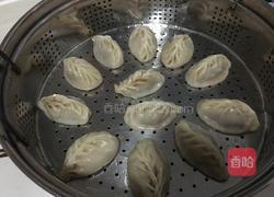 麦穗蒸饺（酸菜青椒鲜肉馅）的做法图解9