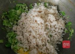 白菜鸡蛋炒饭的做法图解5