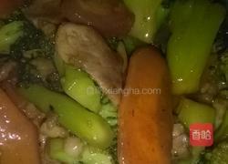猪肉炒西兰花的做法图解8