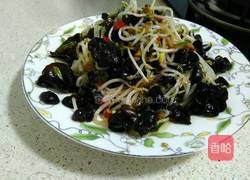 凉拌豆芽木耳的做法图解7