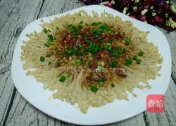 蒜蓉蚝油蒸金针菇的做法图解6