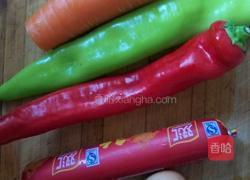 五彩炒饭的做法图解2