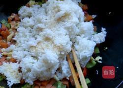 五彩炒饭的做法图解7