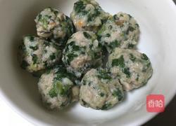 鸟巢窝(西芹肉圆)的做法图解3